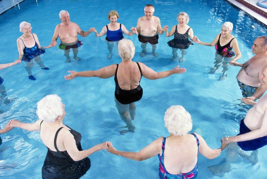 water aerobics for seniors 