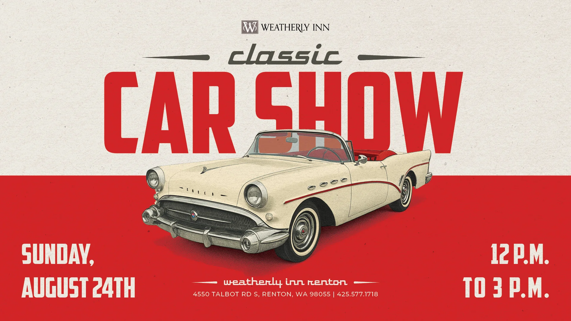 classic car show banner
